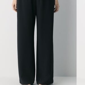 Aritzia Wide-Leg Pants in Black